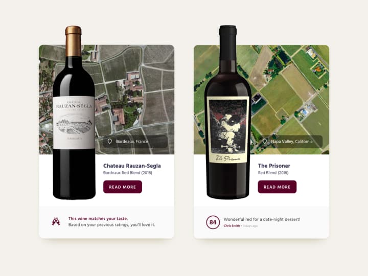Recommended Wines